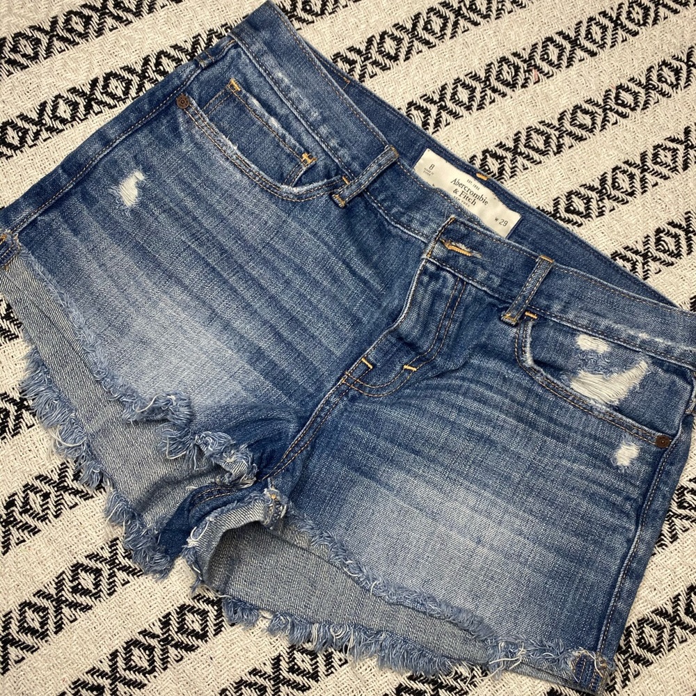 Denim shorts